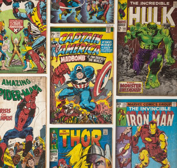 Papel pintado Super Héroes Marvel 1