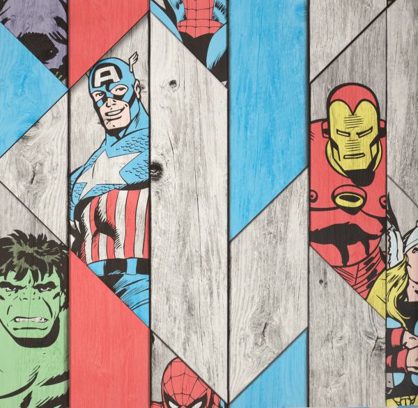 Papel pintado Super Héroes Marvel 2